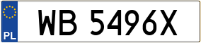 Truck License Plate